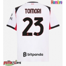 Camiseta AC Milan Fikayo Tomori #23 Visitante Equipación 2025-26 manga corta